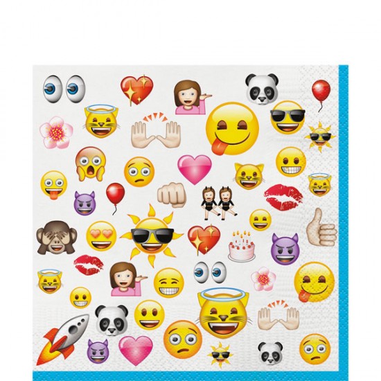 Emoji Luncheon Napkins - 2ply Paper (16pk)