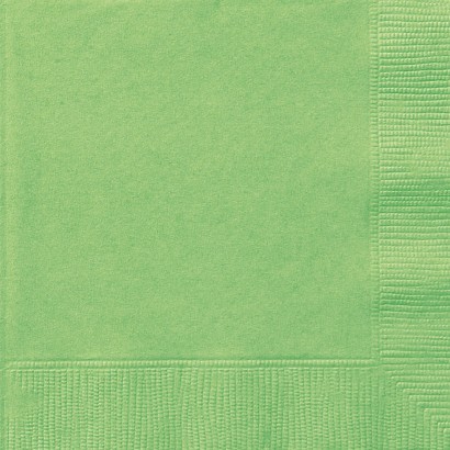 Lime Green Napkins - 33cm (20pk) Lime Green Napkins - 33cm (20pk)