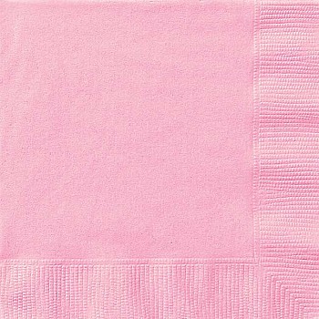 New Pink Napkins - 33cm (20pk)