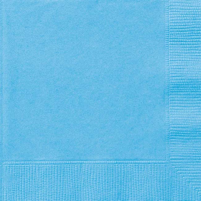 Powder Blue Napkins - 33cm (20pk)