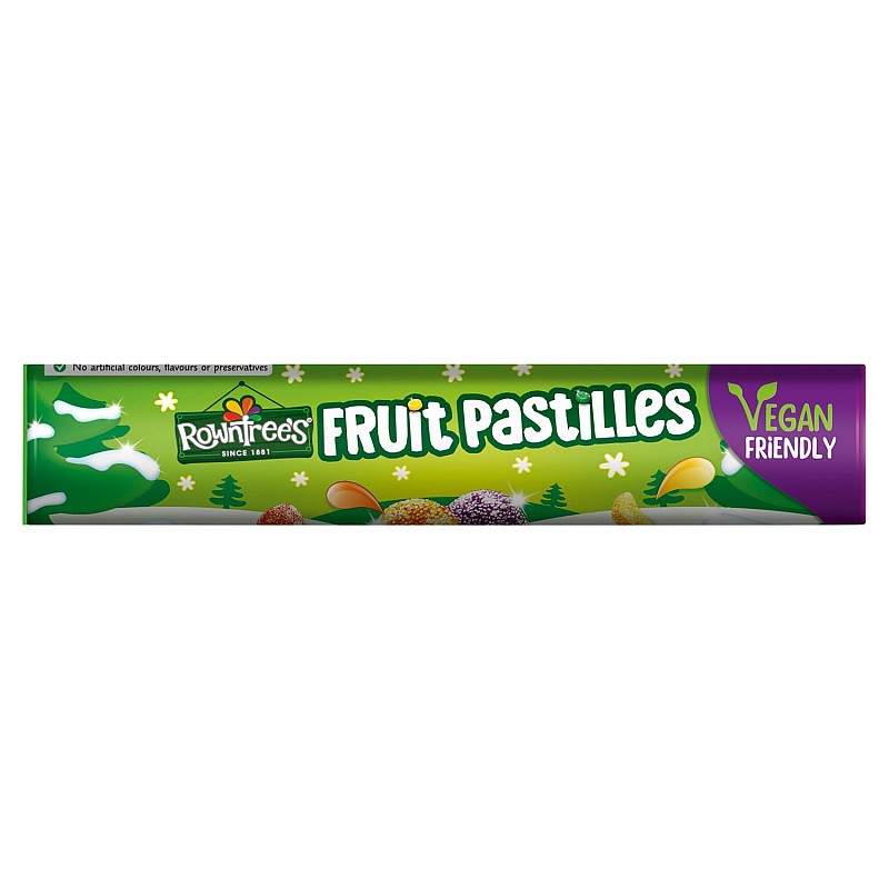 Rowntrees Fruit Pastilles Giant Tube 115g Rowntrees Fruit Pastilles Giant Tube 115g