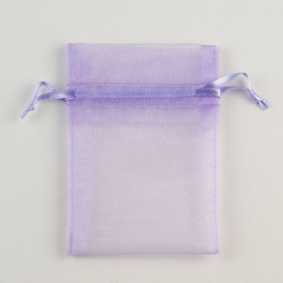 Lilac organza bags – 3″x4″ (7.5cm x 10cm) – pack of 10