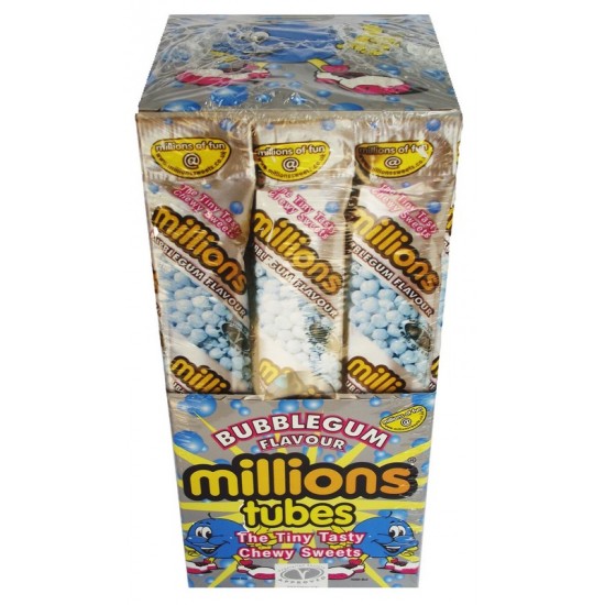Millions Bubblegum Tubes 65g