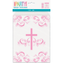 Holy Pink Cross Paper Treat Bags