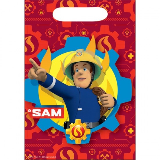 Fireman Sam - Plastic Lootbag (8pk)