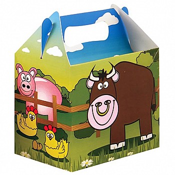 Farm Animal Party Box - 15cm long Farm Animal Party Box - 15cm long