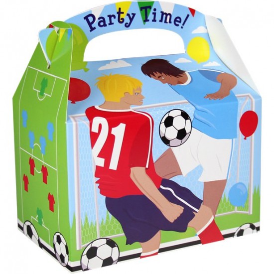 Football Party Box - 15cm long