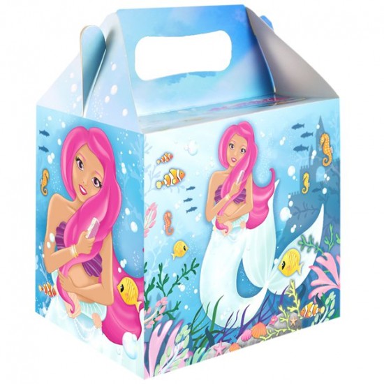 Mermaid Party Box - 14cm long