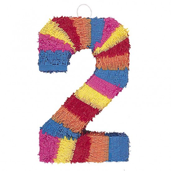 Numeral 2 Piñata