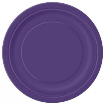 Pretty Purple 9" Paper Party Plates (16pk) Pretty Purple 9" Paper Party Plates (16pk)