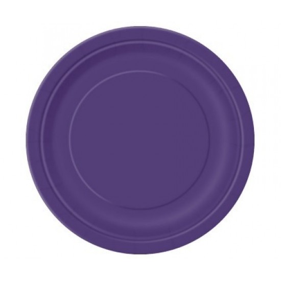 Pretty Purple 9 Paper Party Plates (16pk)