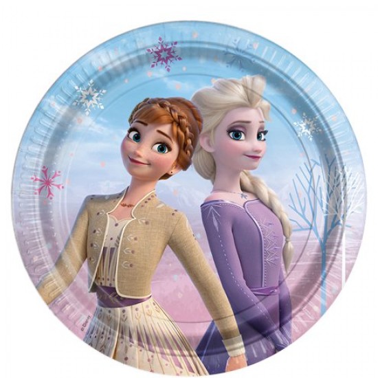 Disney Frozen 2 Paper Plates - 23cm