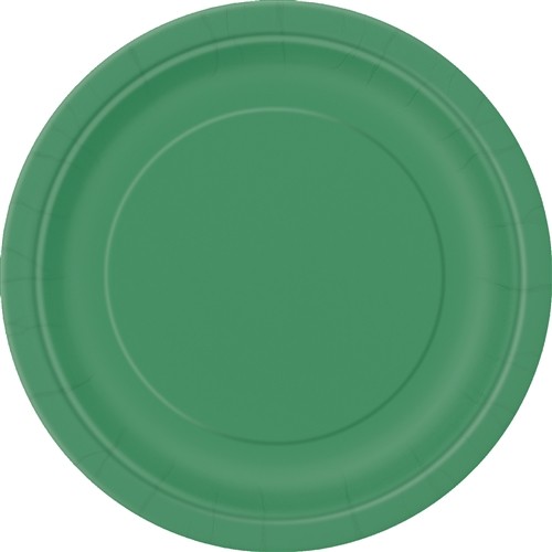Emerald Green 9 Paper Party Plates (16pk)