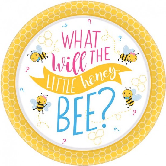 What Will It Bee? Paper Plates 26cm (8pk)