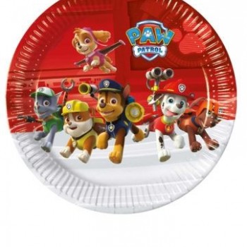 Red Paw Patrol Paper Plates Red Paw Patrol Paper Plates