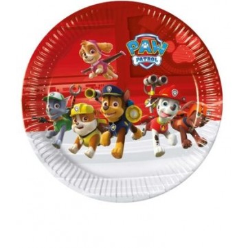 Red Paw Patrol Paper Plates Red Paw Patrol Paper Plates