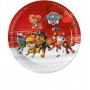 Red Paw Patrol Paper Plates