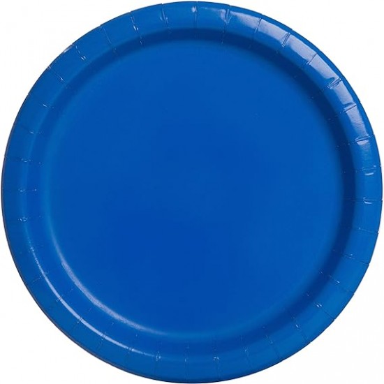 Royal Blue Paper Party Plates (16pk)
