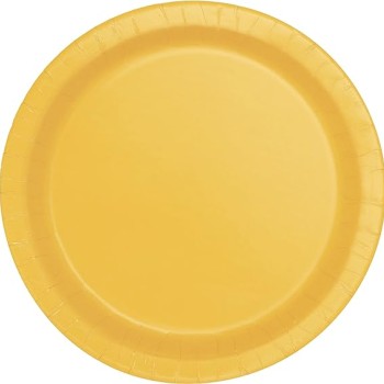Sunflower Yellow Paper Party Plates (16pk) Sunflower Yellow Paper Party Plates (16pk)