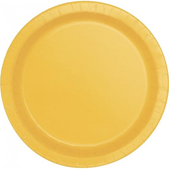 Sunflower Yellow Paper Party Plates (16pk)