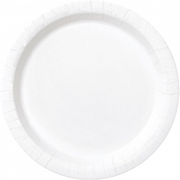 White 9" Paper Party Plates (16pk)