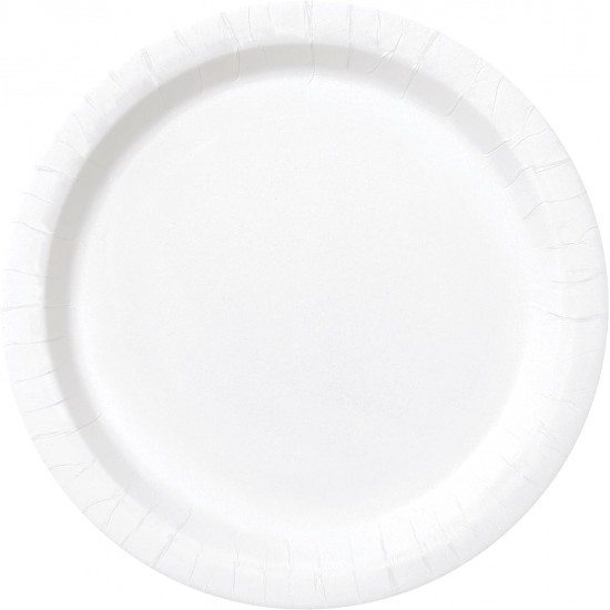 White 9" Paper Party Plates (16pk)