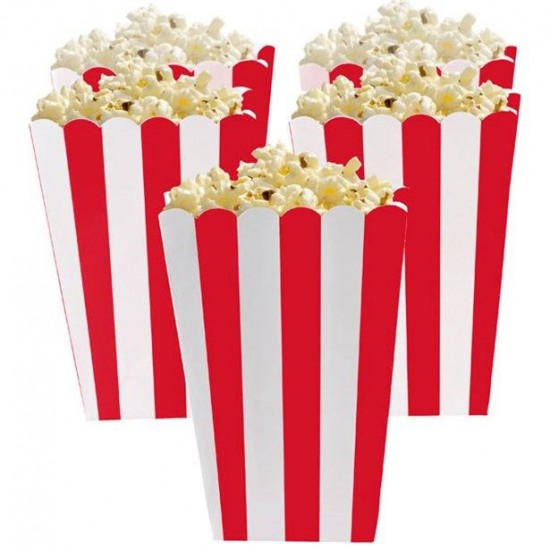Apple Red Candy Buffet Popcorn Treat Boxes