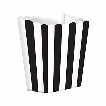 Black Candy Buffet Popcorn Treat Boxes  Black Candy Buffet Popcorn Treat Boxes