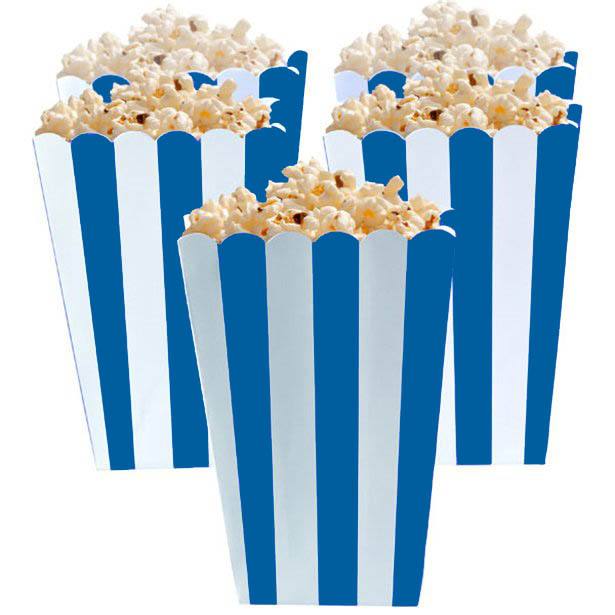 Royal Blue Candy Buffet Popcorn Treat Boxes Royal Blue Candy Buffet Popcorn Treat Boxes