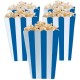 Royal Blue Candy Buffet Popcorn Treat Boxes