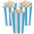 Caribbean Blue Candy Buffet Popcorn Treat Boxes 