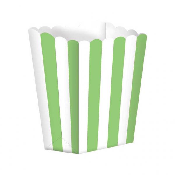 Kiwi Green Candy Buffet Popcorn Treat Boxes Kiwi Green Candy Buffet Popcorn Treat Boxes
