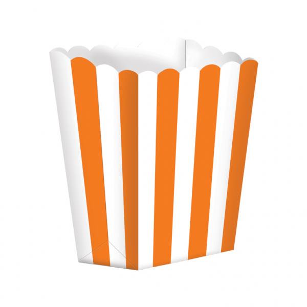 Orange Peel Candy Buffet Popcorn Treat Boxes Orange Peel Candy Buffet Popcorn Treat Boxes