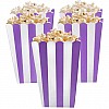 Purple Candy Buffet Popcorn Treat Boxes 