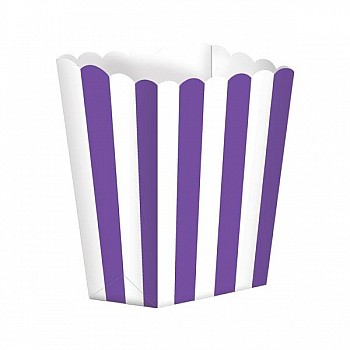 Purple Candy Buffet Popcorn Treat Boxes  Purple Candy Buffet Popcorn Treat Boxes