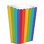 Small Rainbow Popcorn Boxes - 13cm Small Rainbow Popcorn Boxes - 13cm