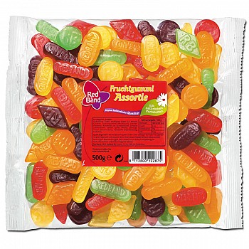 Red Band Assorted Winegums 500g  Red Band Assorted Winegums 500g