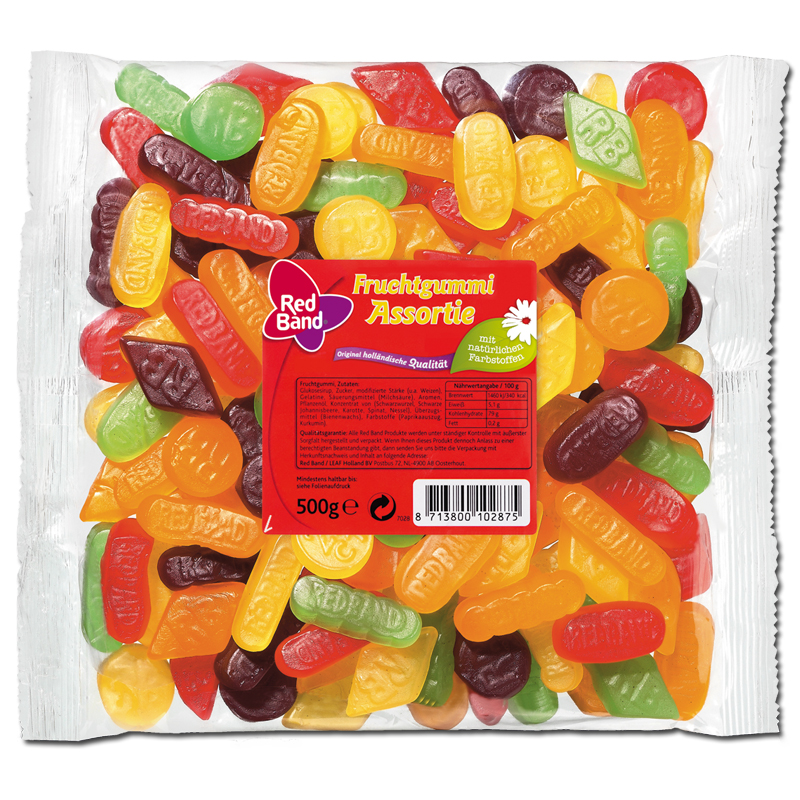 Red Band Assorted Winegums 500g