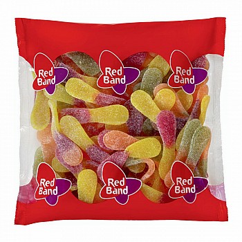 Red Band Fizzy Tongues 1kg Red Band Fizzy Tongues 1kg