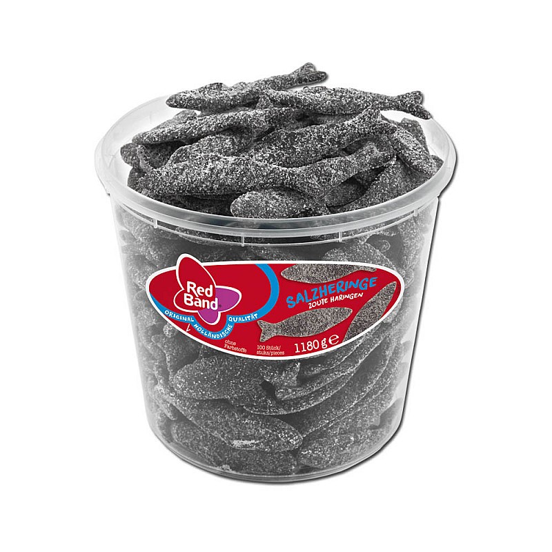 Red Band Salted Liquorice Herrings Red Band Salted Liquorice Herrings