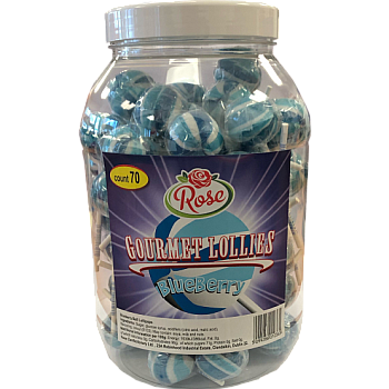 Rose Gourmet Lollipops Blueberry