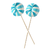 Rose Gourmet Lollipops Blueberry