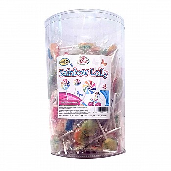 Rose Rainbow Lollipops