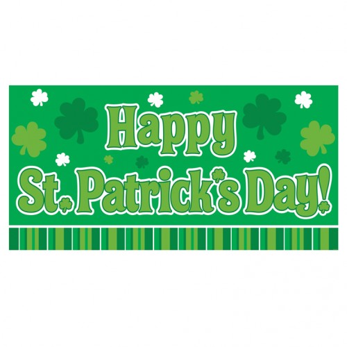 Happy St. Patricks Day Horizontal Banner Happy St. Patricks Day Horizontal Banner