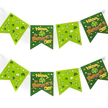 St Patrick's Day Flag Bunting 4m