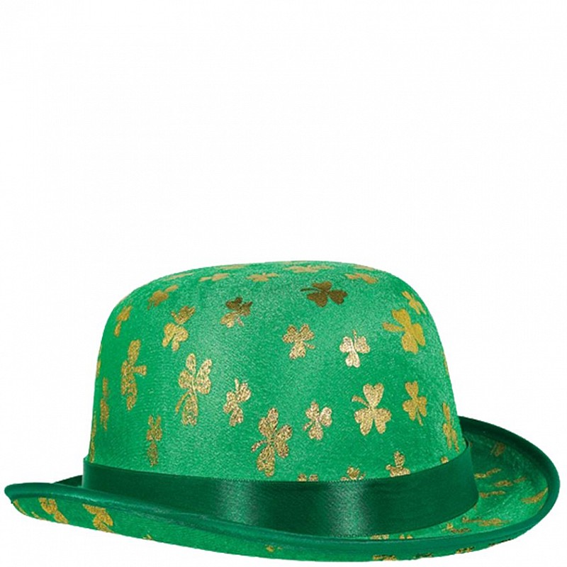 St. Patricks Day Gold Shamrock Debry Hat St. Patricks Day Gold Shamrock Debry Hat