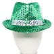 St Patricks Day Sequin Fedora Hat