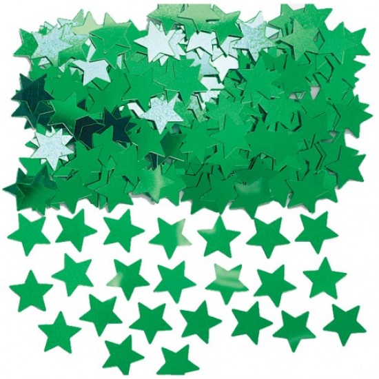 Stardust Metallic Green Confetti