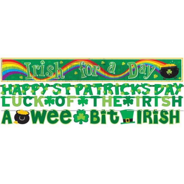 St. Patrick's Day Banner Set St. Patrick's Day Banner Set