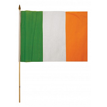Large Irish Waving Flags - 30cm x 45cm Large Irish Waving Flags - 30cm x 45cm
